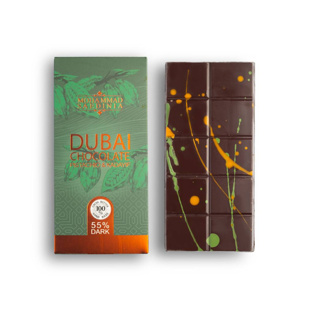 دبی چاکلت  تلخ %55ساعدنیا 